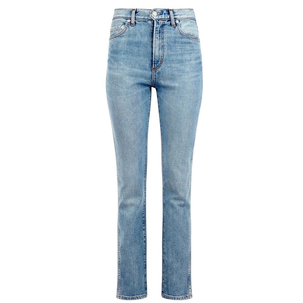 NWT $285 DAILY BLUE by ADRIANO GOLDSCHMIED BURN blue jeans straight leg 29